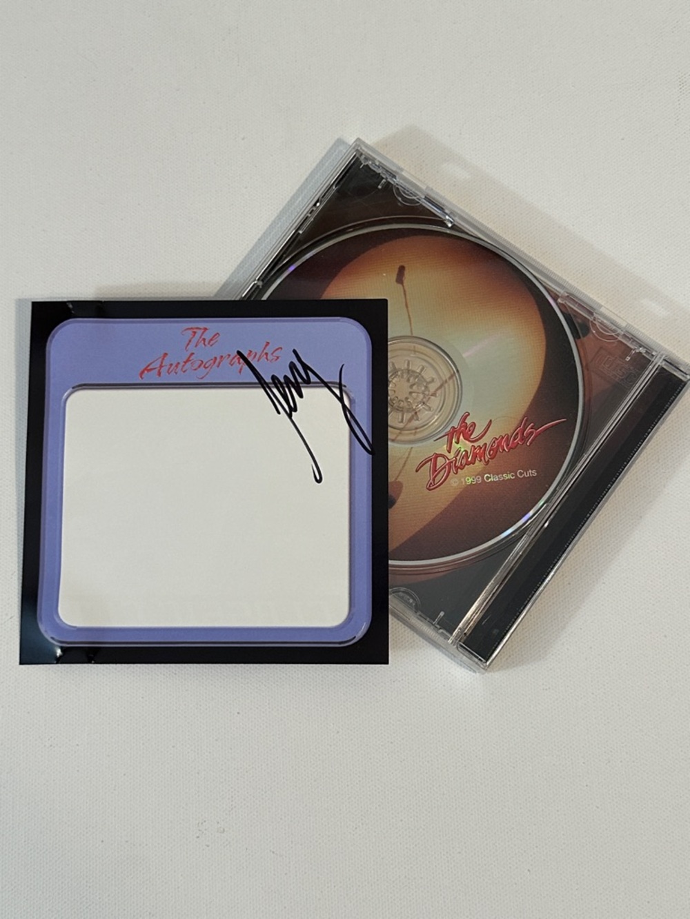 RARE - SIGNED - THE DIAMONDS - CLASSIC CUTS - 1999 CD